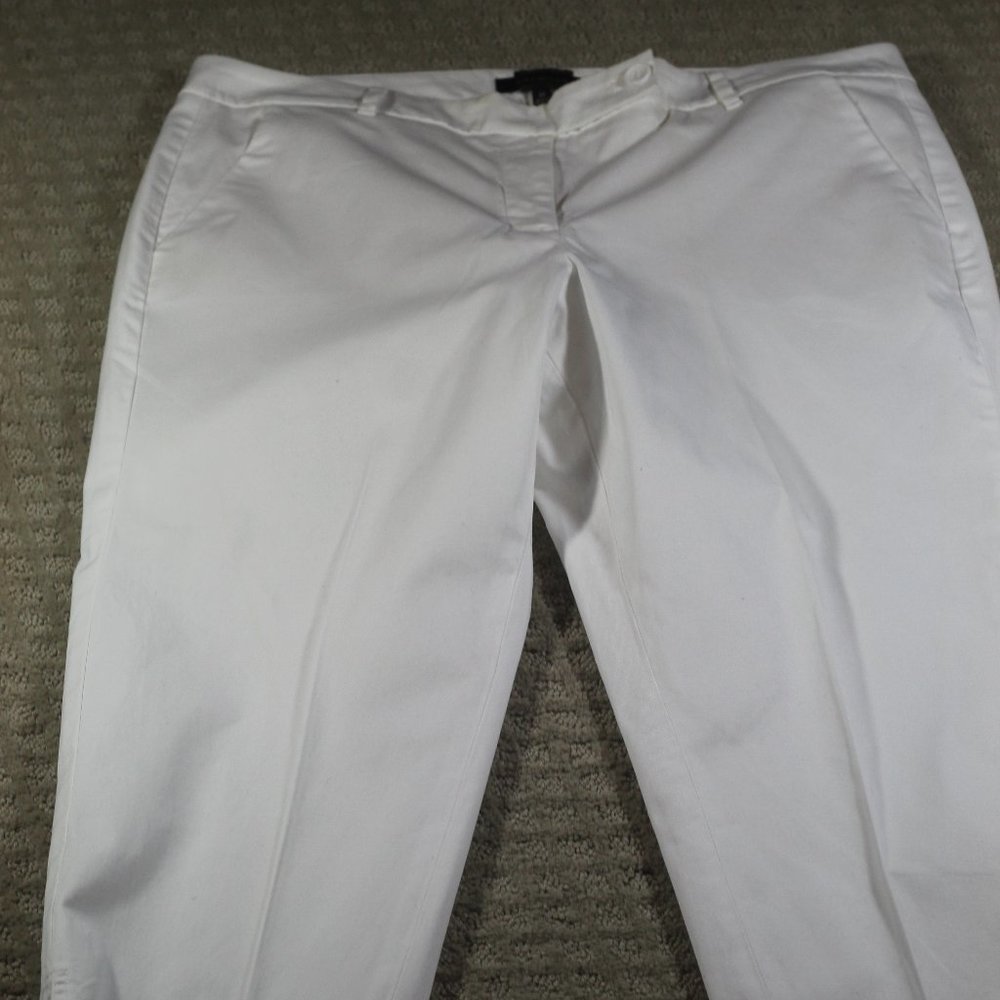 Talbots "The Perfect Skimmer" Size 14 White Pants